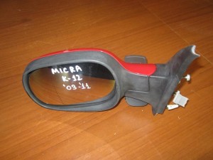 Nissan micra k12 03-11 ηλεκτρικός καθρέπτης αριστερός κόκκινος  