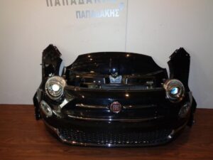 fiat-500-2016-2020-moyri-komple-kapo-2-ftera-2-fanaria-led-metopi-me-psygeia-komple-kai-traverses-kai-profylaktira-me-fanaria-imeras-kai-provoleis-mayri  
